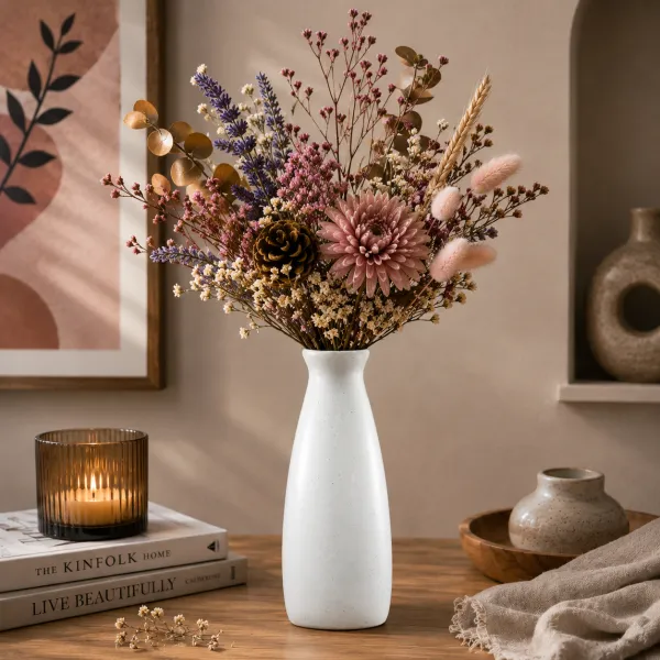 "Solitaire" Artisanal Ceramic Bud Vase hover