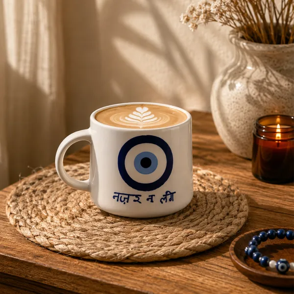 'Nazar Na Lage' Evil Eye Artisan Mug