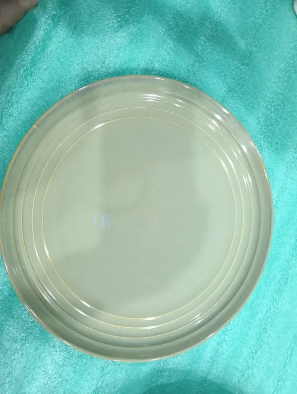 "Sage Serenity" Artisan Serving Plate