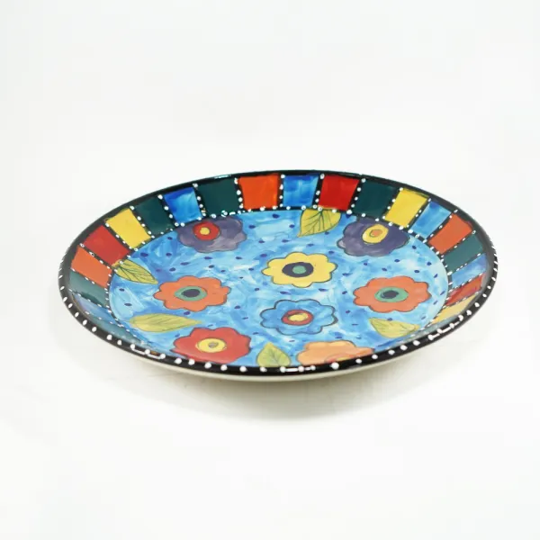 "Mosaic Meadow" Artisan Serving Platter hover