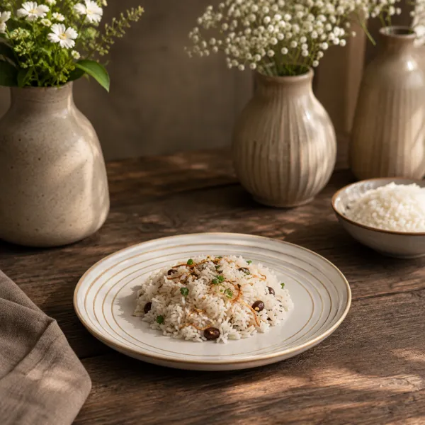 Aura Alabaster Ribbed Dinner Plate (27 cm)