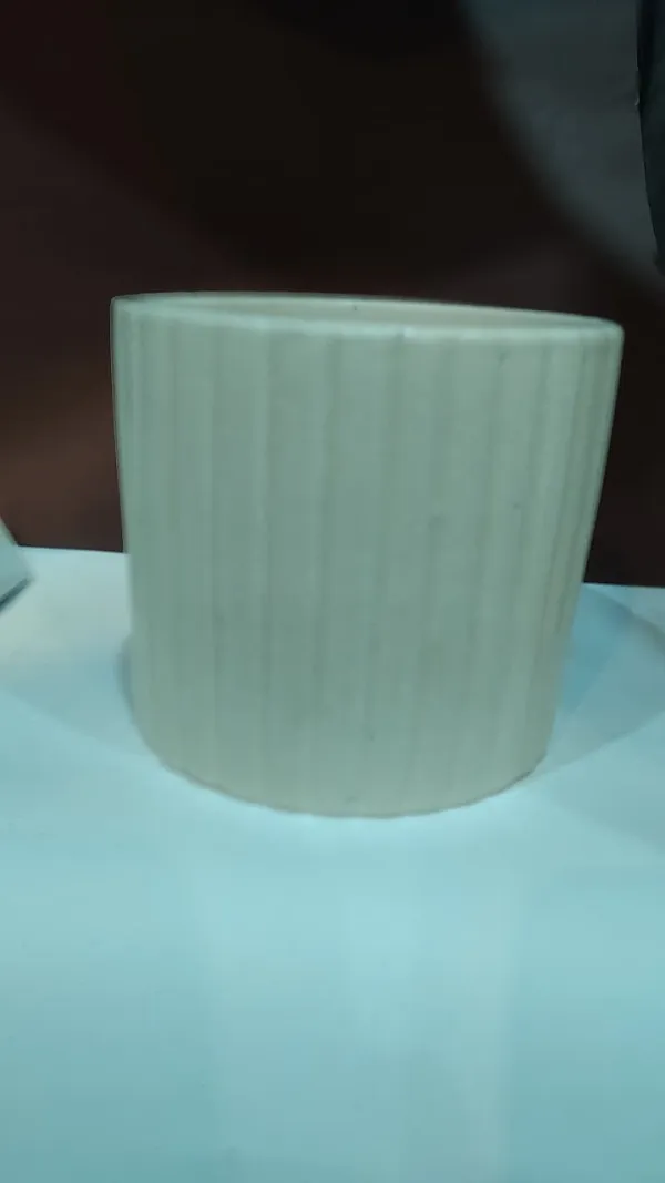 Classic Fluted Cylinder Planter