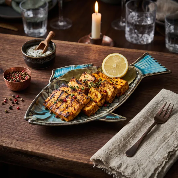 "Matsya" Reactive Glaze Fish Platter