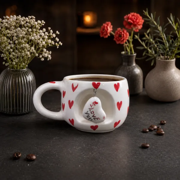Crimson Nook" Artisan Keepsake Mug