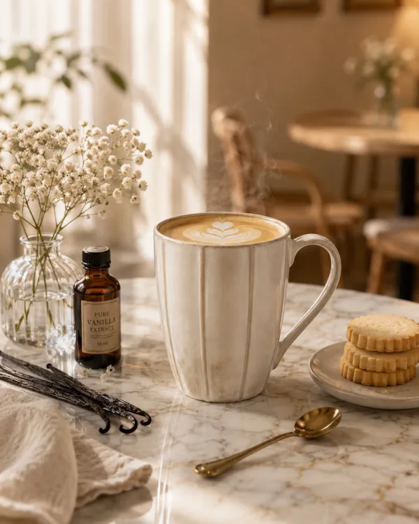 "Vintage Flute" Ribbed Ceramic Mug