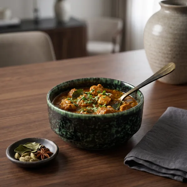"Speckled Forest" Petite Serving Bowl