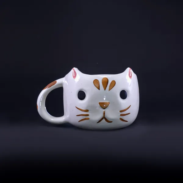 "Whiskered Charm" Artisan Mug hover