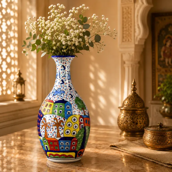 "Zuri" Grand Trumpet Heritage Vase hover