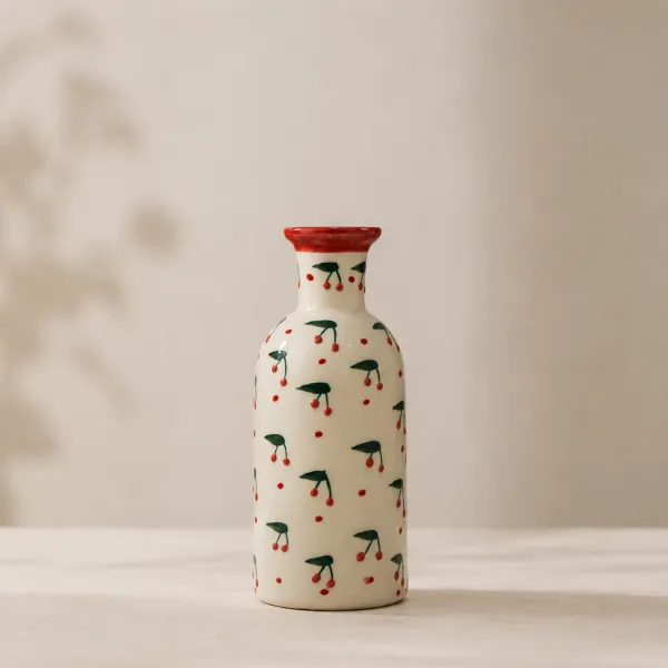 Cherry Blossom Artisan Bud Vase hover
