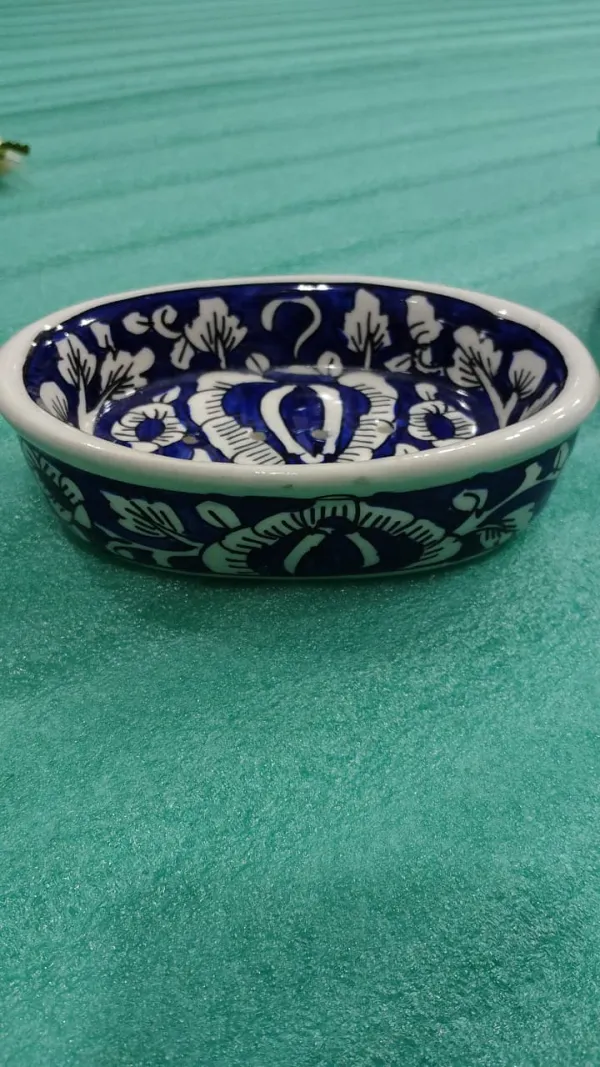 Hand-Painted Ceramic Soap Dish hover