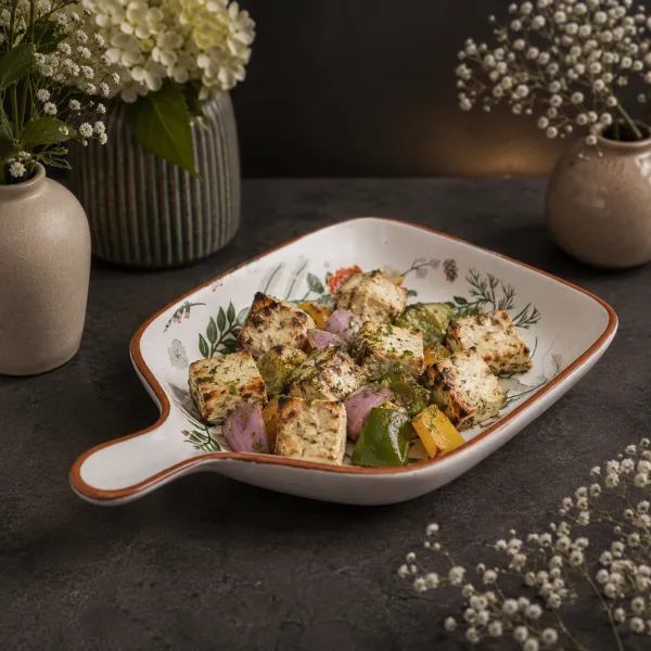 "Botanical Eden" Ceramic Serving Tray hover