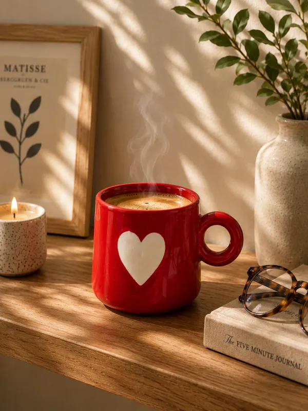 "Dil-Se" Signature Red Ceramic Mug
