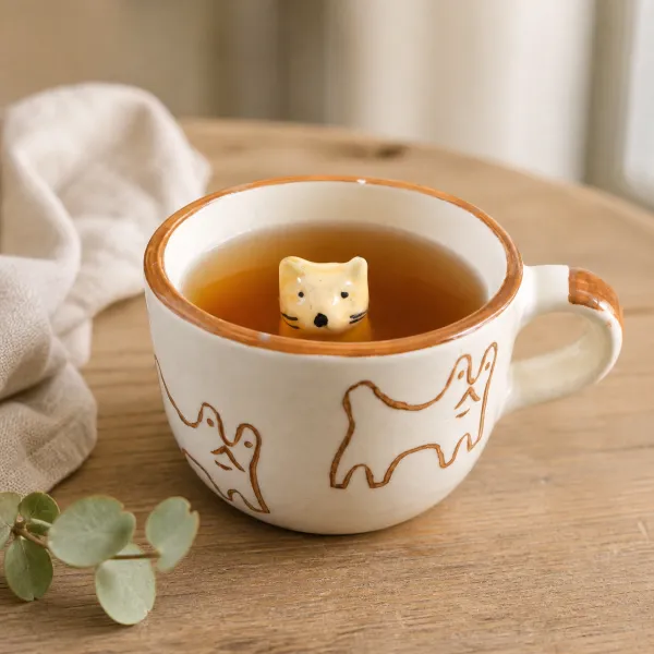 Minimalist Hound Artisan Latte Cup