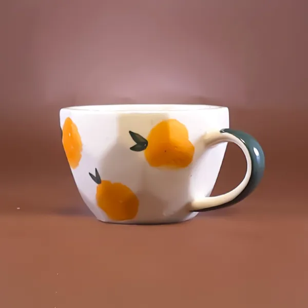 Faceted Citrus Artisan Cup hover