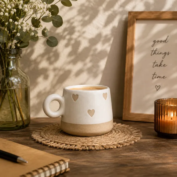 "Dil-Se" Sand-Heart Artisan Mug