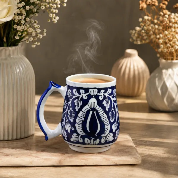 Hand-Painted Ceramic Bear Mug